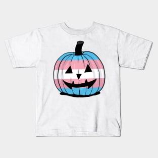 Trans pumpkin Kids T-Shirt